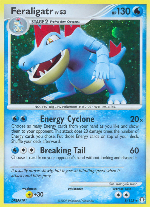 Feraligatr (8/123) [Diamond & Pearl: Mysterious Treasures] | Clutch Gaming