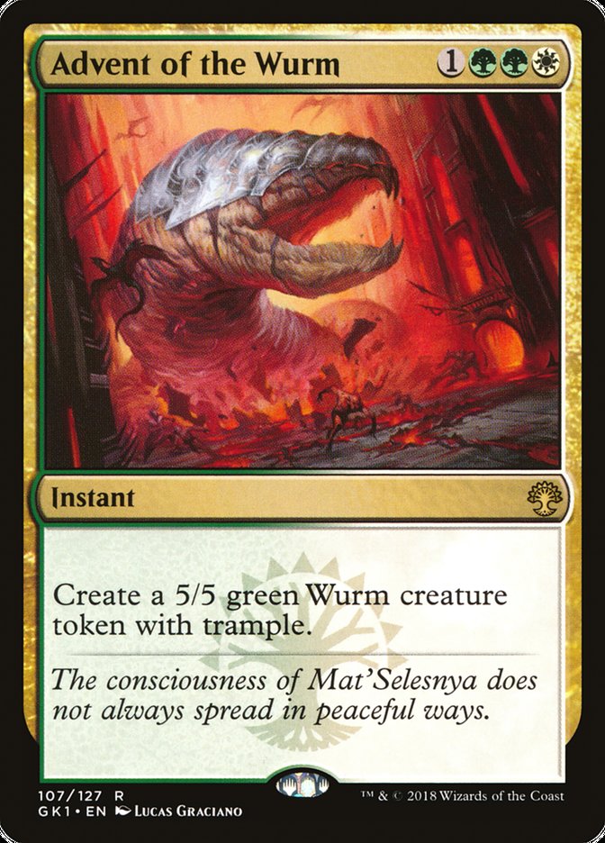 Advent of the Wurm [Guilds of Ravnica Guild Kit] | Clutch Gaming