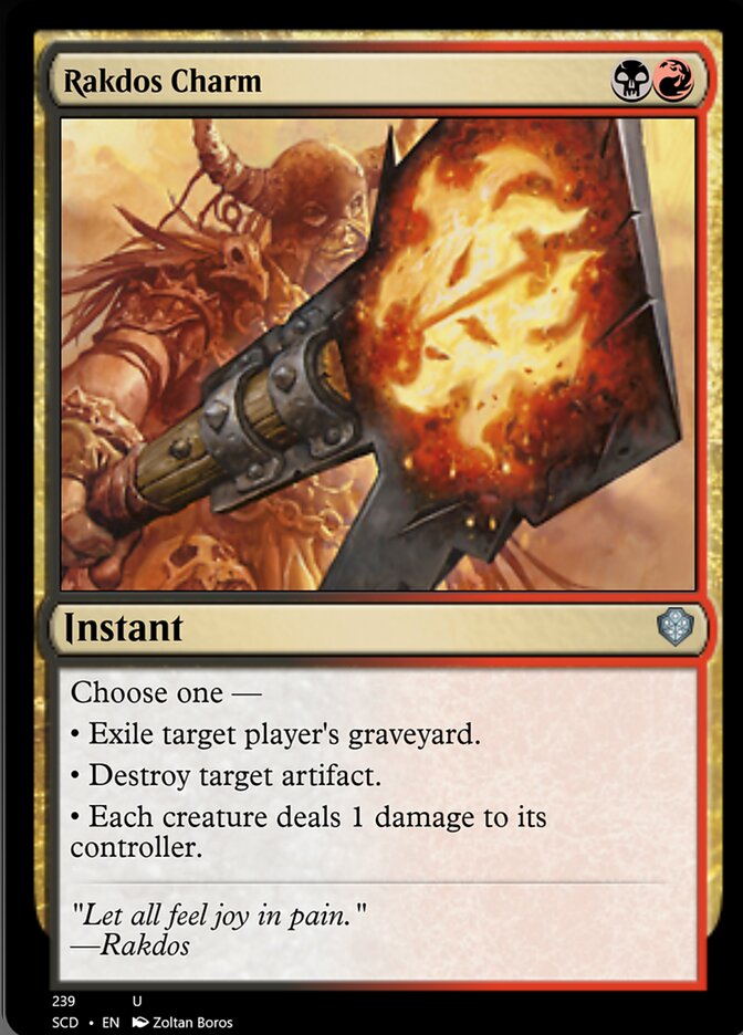 Rakdos Charm [Starter Commander Decks] | Clutch Gaming