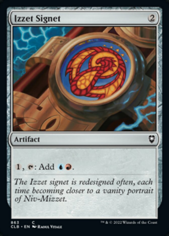 Izzet Signet [Commander Legends: Battle for Baldur's Gate] | Clutch Gaming