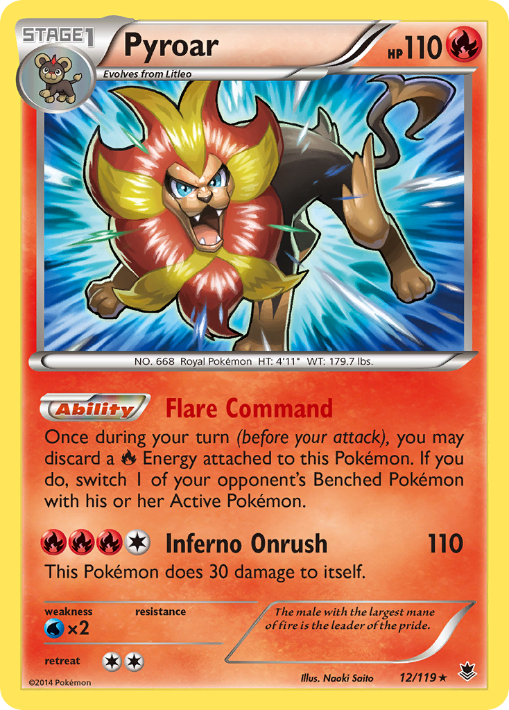 Pyroar (12/119) [XY: Phantom Forces] | Clutch Gaming