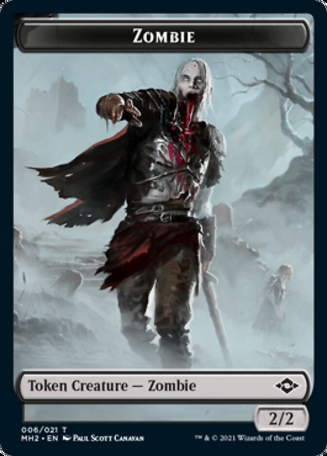 Squirrel // Zombie Double-Sided Token [Modern Horizons 2 Tokens] | Clutch Gaming