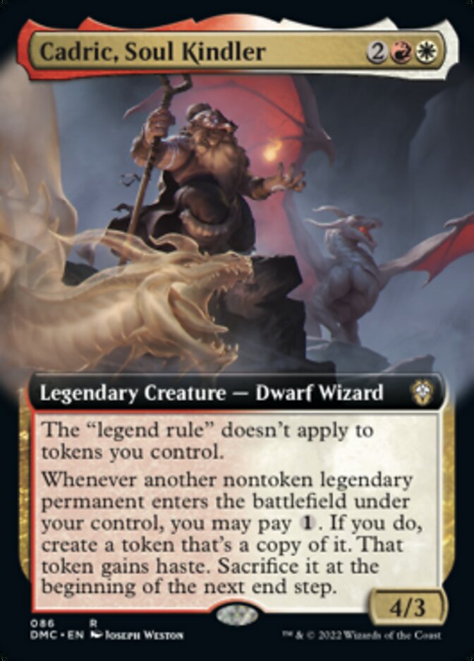 Cadric, Soul Kindler (Extended Art) [Dominaria United Commander] | Clutch Gaming