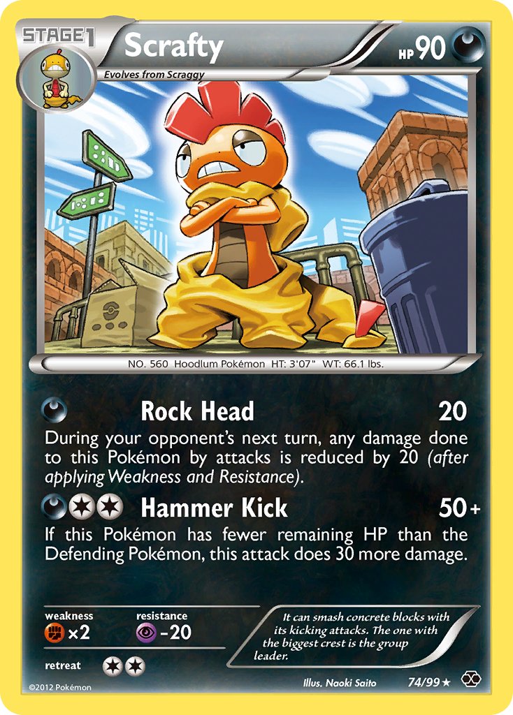 Scrafty (74/99) (Theme Deck Exclusive) [Black & White: Next Destinies] | Clutch Gaming