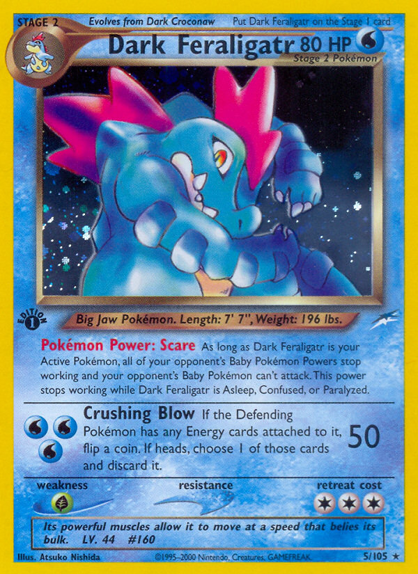 Dark Feraligatr (5/105) [Neo Destiny 1st Edition] | Clutch Gaming