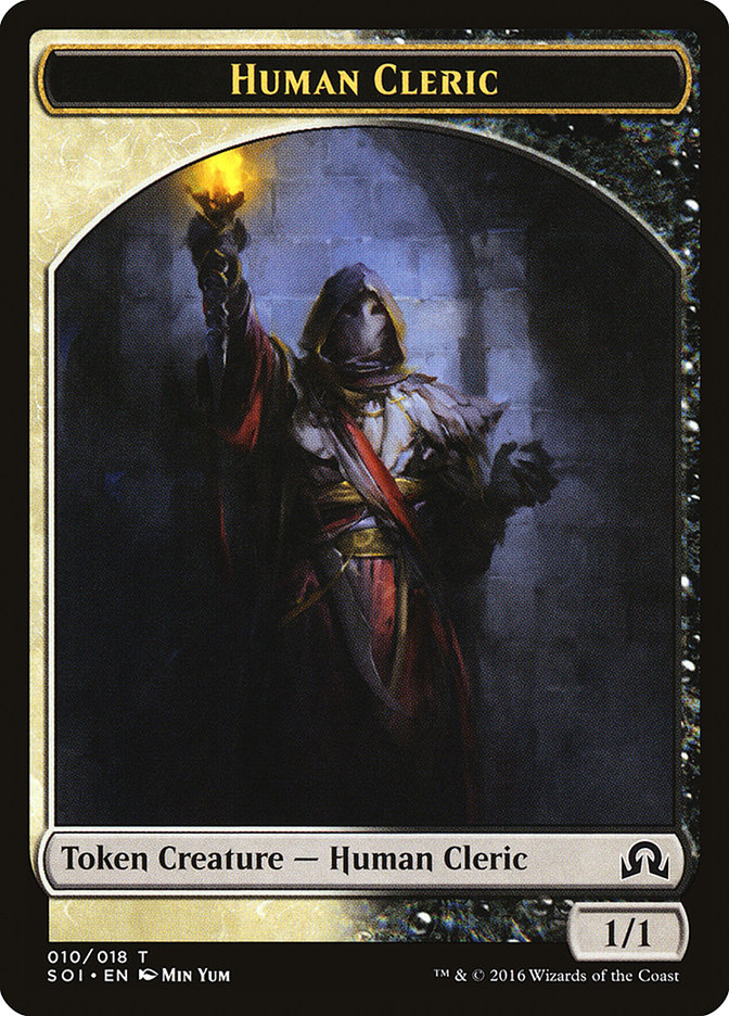 Human Cleric Token [Shadows over Innistrad Tokens] | Clutch Gaming