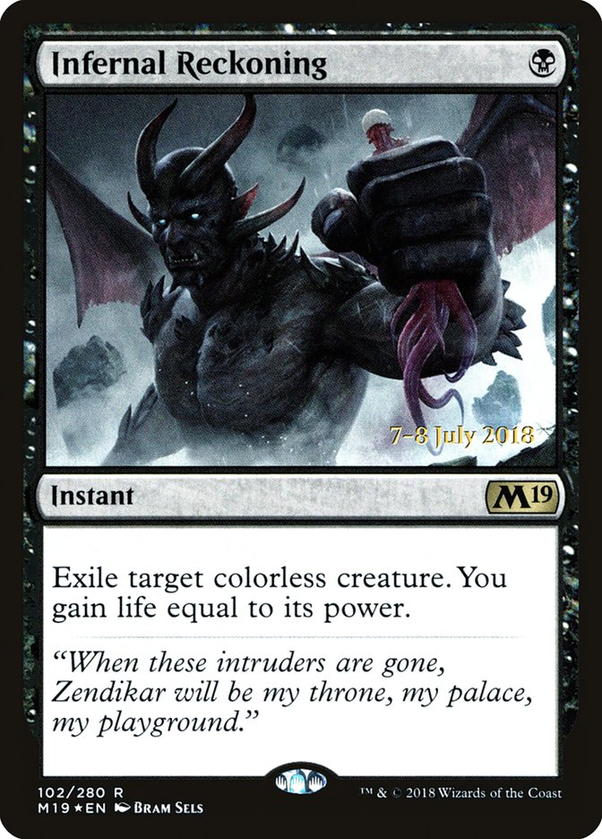 Infernal Reckoning [Core Set 2019 Prerelease Promos] | Clutch Gaming