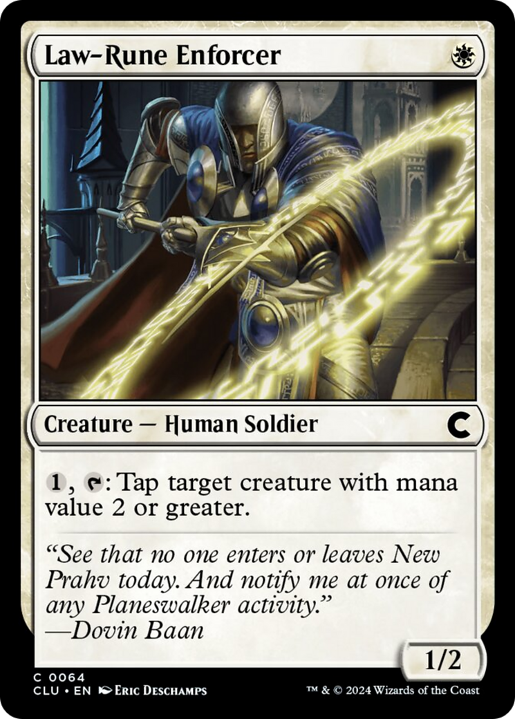 Law-Rune Enforcer [Ravnica: Clue Edition] | Clutch Gaming