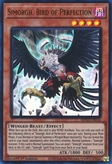 Simorgh, Bird of Perfection [MP23-EN016] Ultra Rare | Clutch Gaming