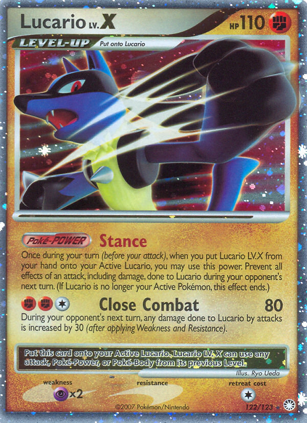 Lucario LV.X (122/123) [Diamond & Pearl: Mysterious Treasures] | Clutch Gaming