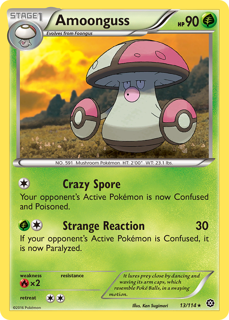 Amoonguss (13/114) [XY: Steam Siege] | Clutch Gaming