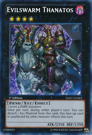 Evilswarm Thanatos [HA07-EN063] Secret Rare | Clutch Gaming