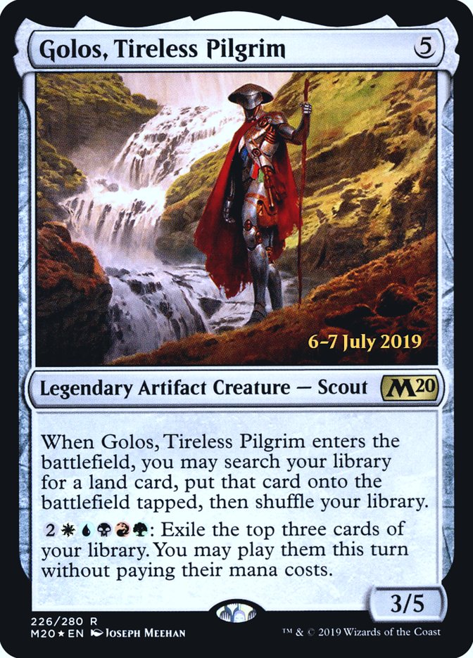 Golos, Tireless Pilgrim [Core Set 2020 Prerelease Promos] | Clutch Gaming