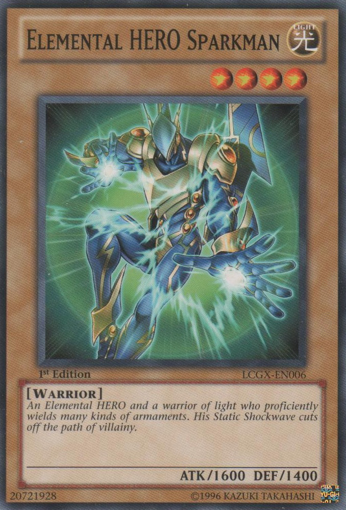 Elemental HERO Sparkman [LCGX-EN006] Common | Clutch Gaming