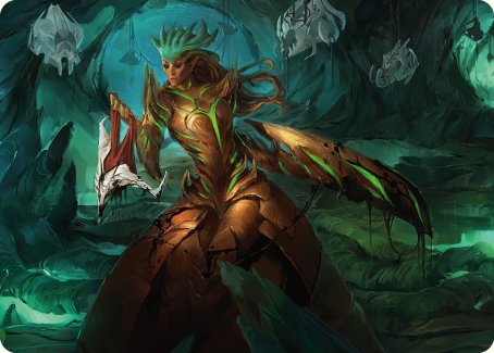 Glissa Sunslayer Art Card [Phyrexia: All Will Be One Art Series] | Clutch Gaming