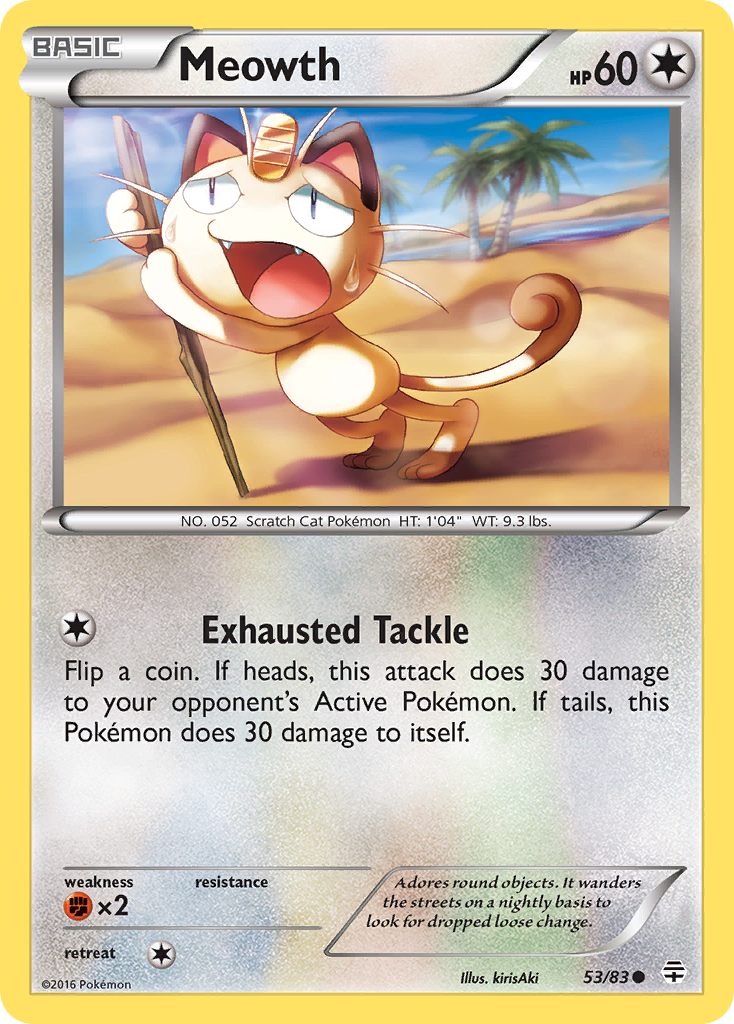 Meowth (53/83) [XY: Generations] | Clutch Gaming