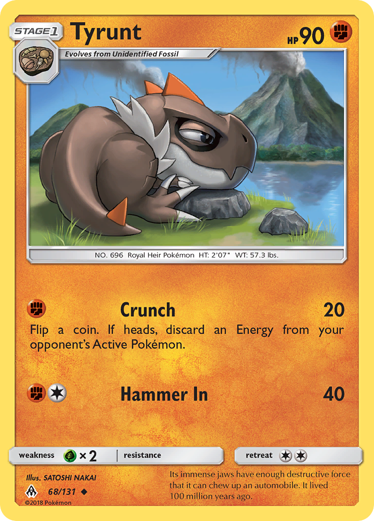 Tyrunt (68/131) [Sun & Moon: Forbidden Light] | Clutch Gaming