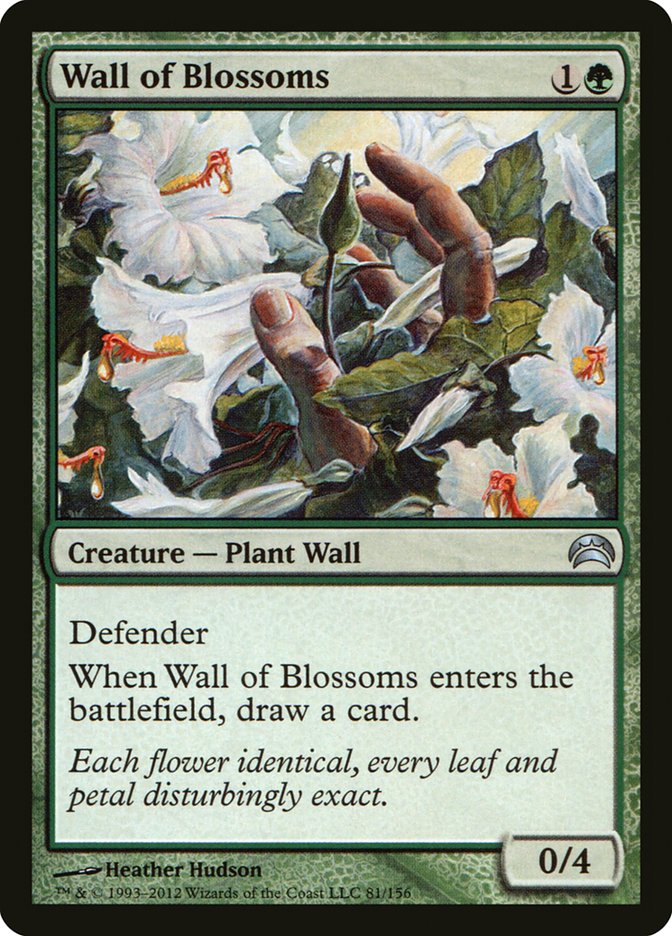 Wall of Blossoms [Planechase 2012] | Clutch Gaming