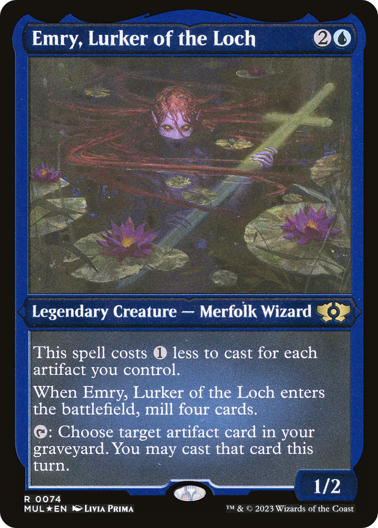 Emry, Lurker of the Loch (Foil Etched) [Multiverse Legends] | Clutch Gaming