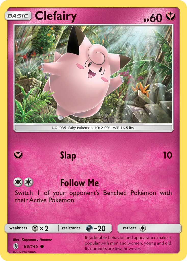 Clefairy (88/145) [Sun & Moon: Guardians Rising] | Clutch Gaming