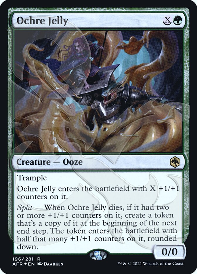 Ochre Jelly (Ampersand Promo) [Dungeons & Dragons: Adventures in the Forgotten Realms Promos] | Clutch Gaming