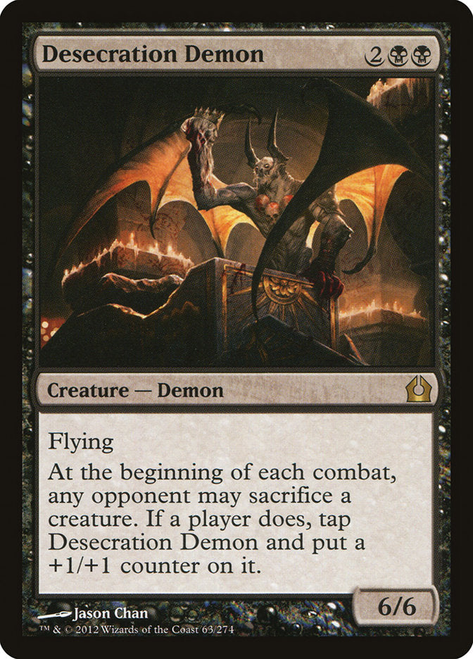 Desecration Demon [Return to Ravnica] | Clutch Gaming