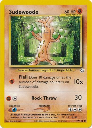 Sudowoodo (77/111) [Neo Genesis Unlimited] | Clutch Gaming