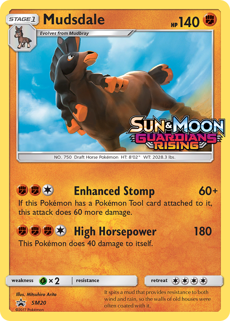 Mudsdale (SM20) [Sun & Moon: Black Star Promos] | Clutch Gaming