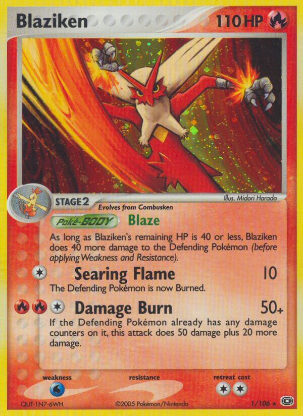 Blaziken (1/106) (Theme Deck Exclusive) [EX: Emerald] | Clutch Gaming