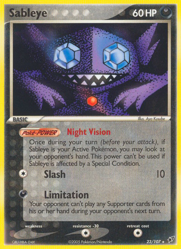 Sableye (23/107) [EX: Deoxys] | Clutch Gaming