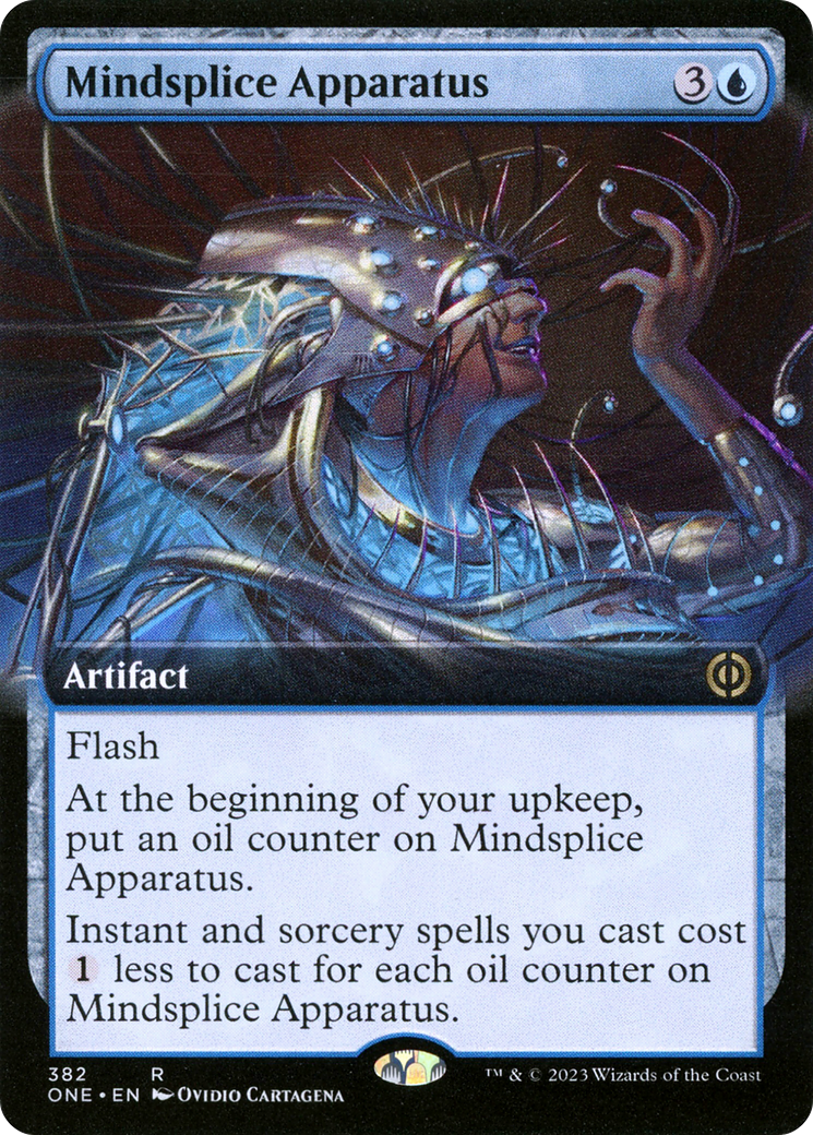 Mindsplice Apparatus (Extended Art) [Phyrexia: All Will Be One] | Clutch Gaming