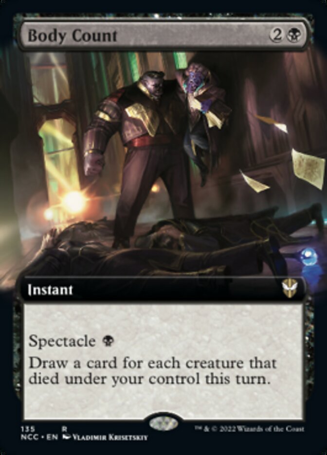 Body Count (Extended Art) [Streets of New Capenna Commander] | Clutch Gaming