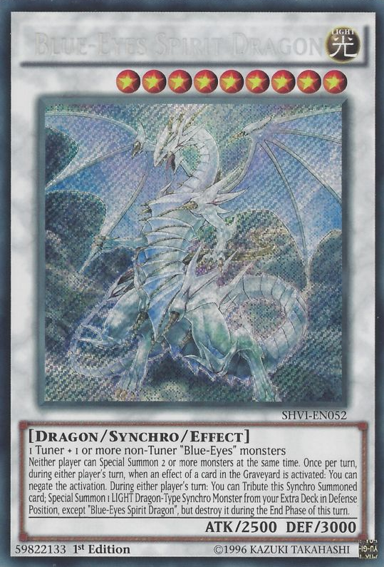 Blue-Eyes Spirit Dragon [SHVI-EN052] Secret Rare | Clutch Gaming