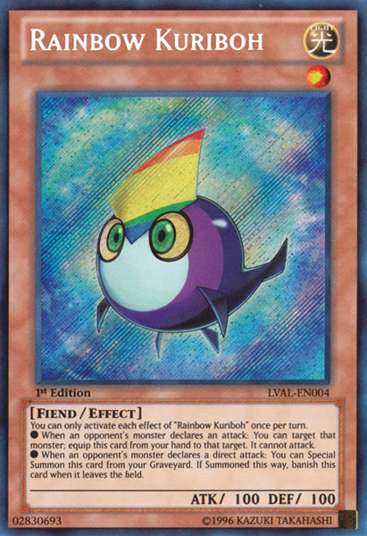 Rainbow Kuriboh [LVAL-EN004] Secret Rare | Clutch Gaming