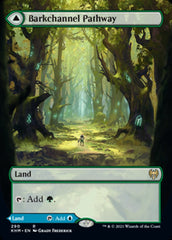 Barkchannel Pathway // Tidechannel Pathway (Borderless Alternate Art) [Kaldheim] | Clutch Gaming