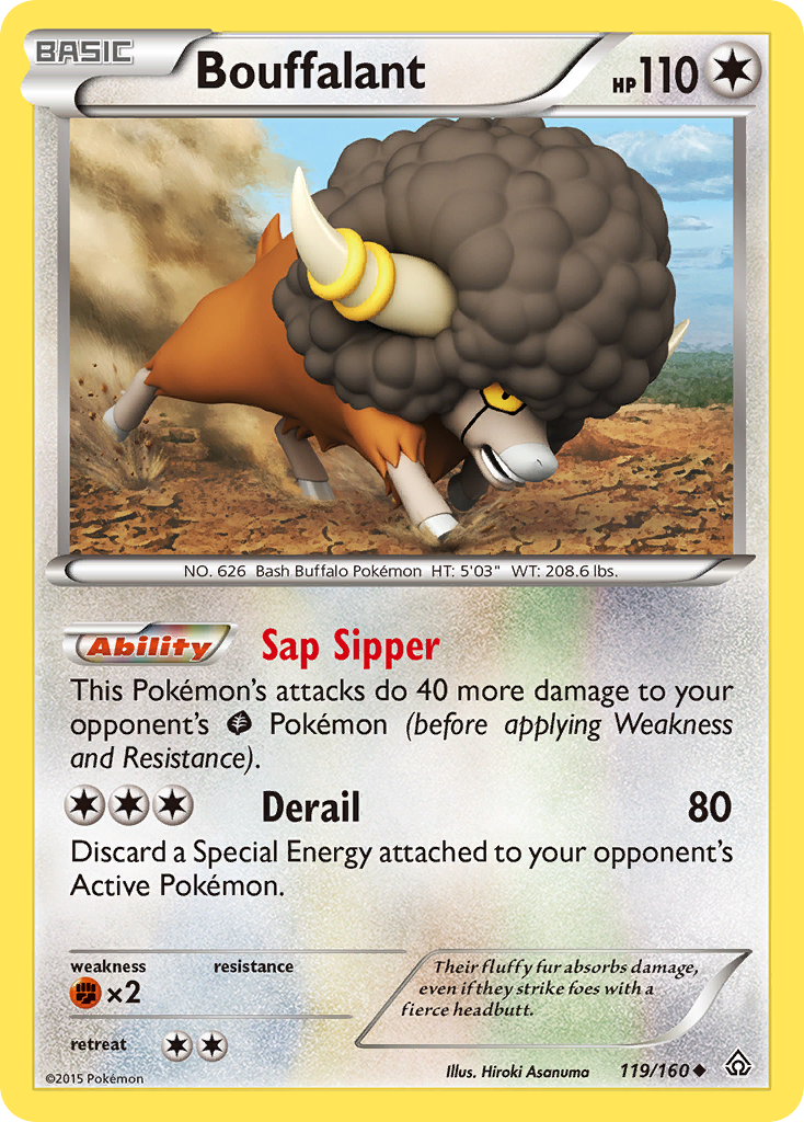 Bouffalant (119/160) [XY: Primal Clash] | Clutch Gaming