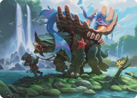 Vodalian Mindsinger Art Card [Dominaria United Art Series] | Clutch Gaming