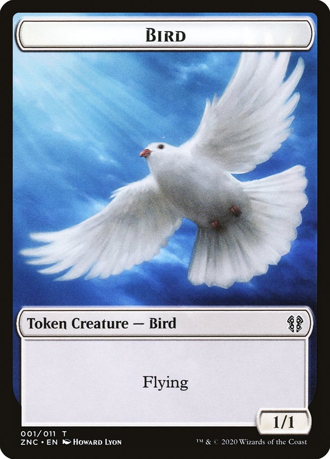 Bird // Kor Ally Double-Sided Token [Zendikar Rising Commander Tokens] | Clutch Gaming