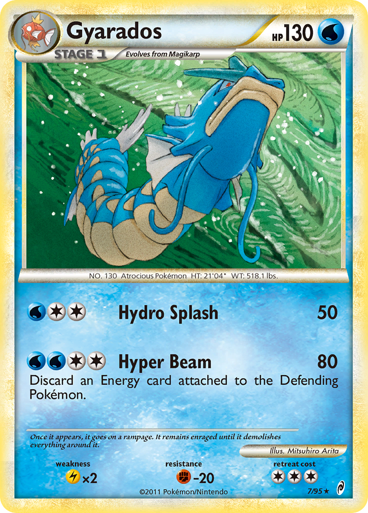 Gyarados (7/95) [HeartGold & SoulSilver: Call of Legends] | Clutch Gaming