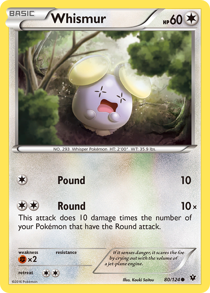 Whismur (80/124) [XY: Fates Collide] | Clutch Gaming