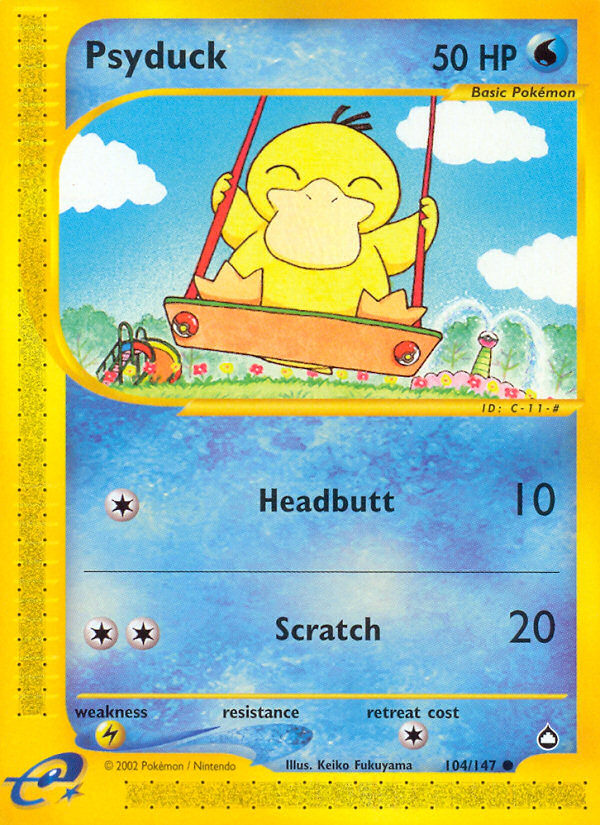 Psyduck (104/147) [Aquapolis] | Clutch Gaming