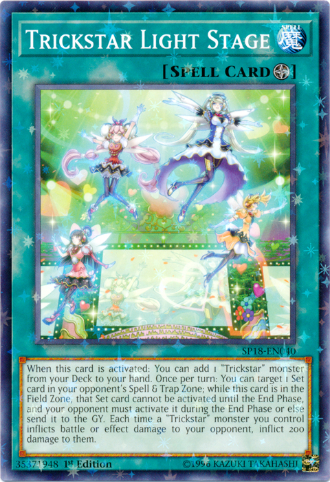 Trickstar Light Stage [SP18-EN040] Starfoil Rare | Clutch Gaming