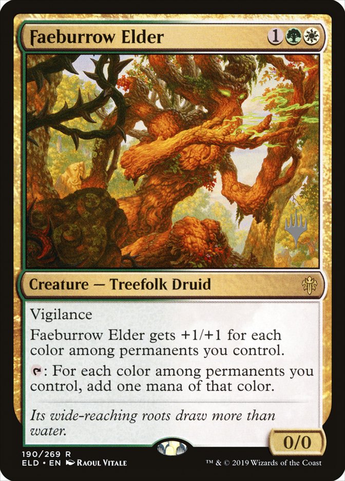 Faeburrow Elder (Promo Pack) [Throne of Eldraine Promos] | Clutch Gaming