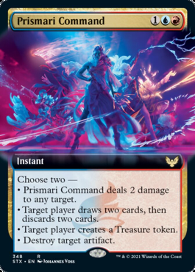 Prismari Command (Extended Art) [Strixhaven: School of Mages] | Clutch Gaming