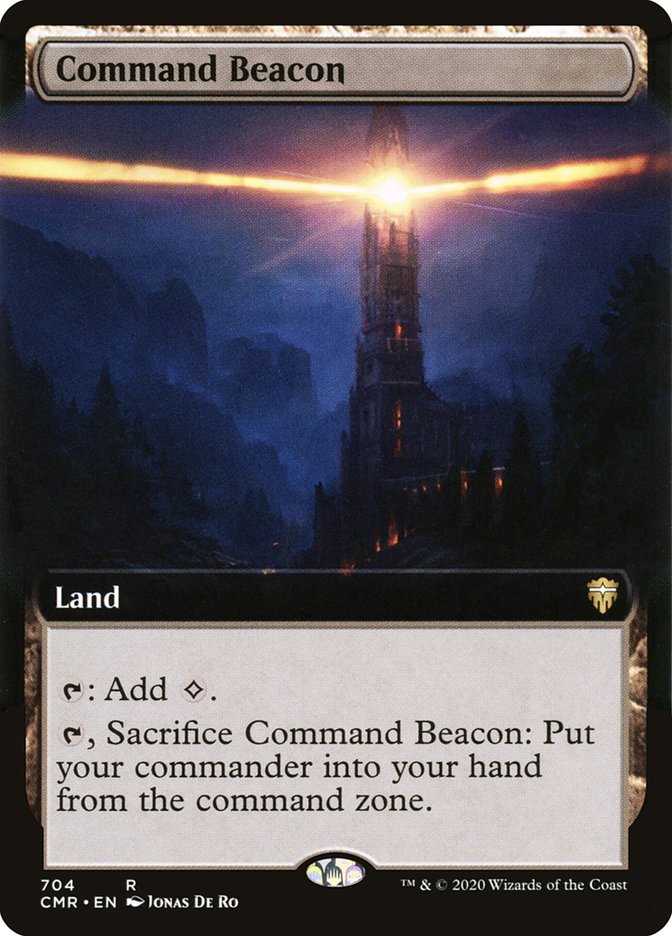 Command Beacon (Extended Art) [Commander Legends] | Clutch Gaming