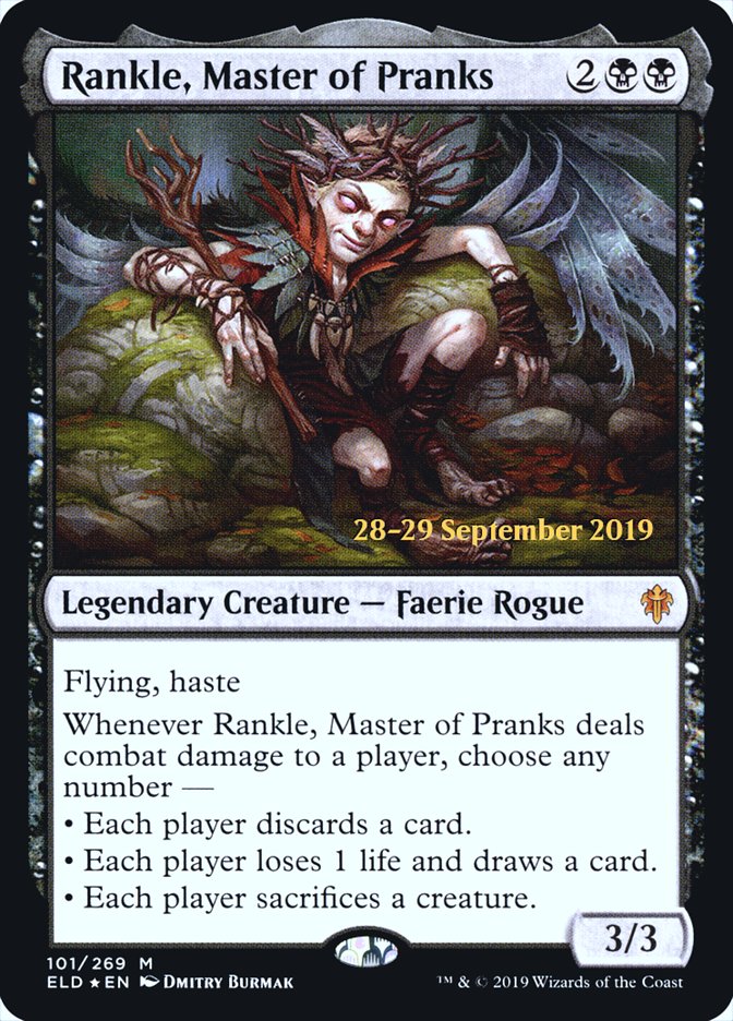 Rankle, Master of Pranks [Throne of Eldraine Prerelease Promos] | Clutch Gaming