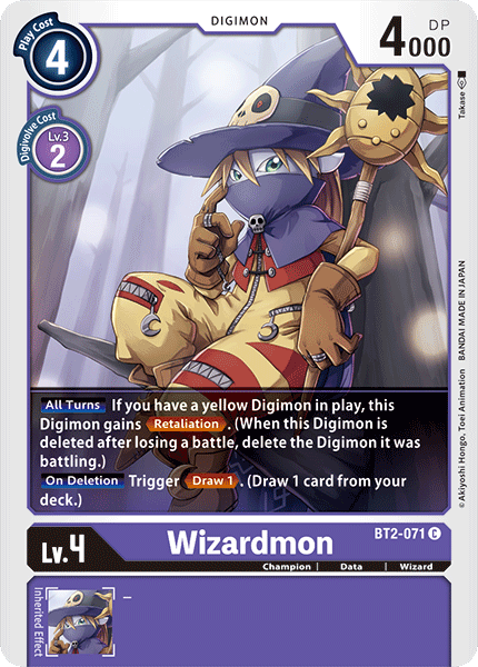 Wizardmon [BT2-071] [Release Special Booster Ver.1.0] | Clutch Gaming