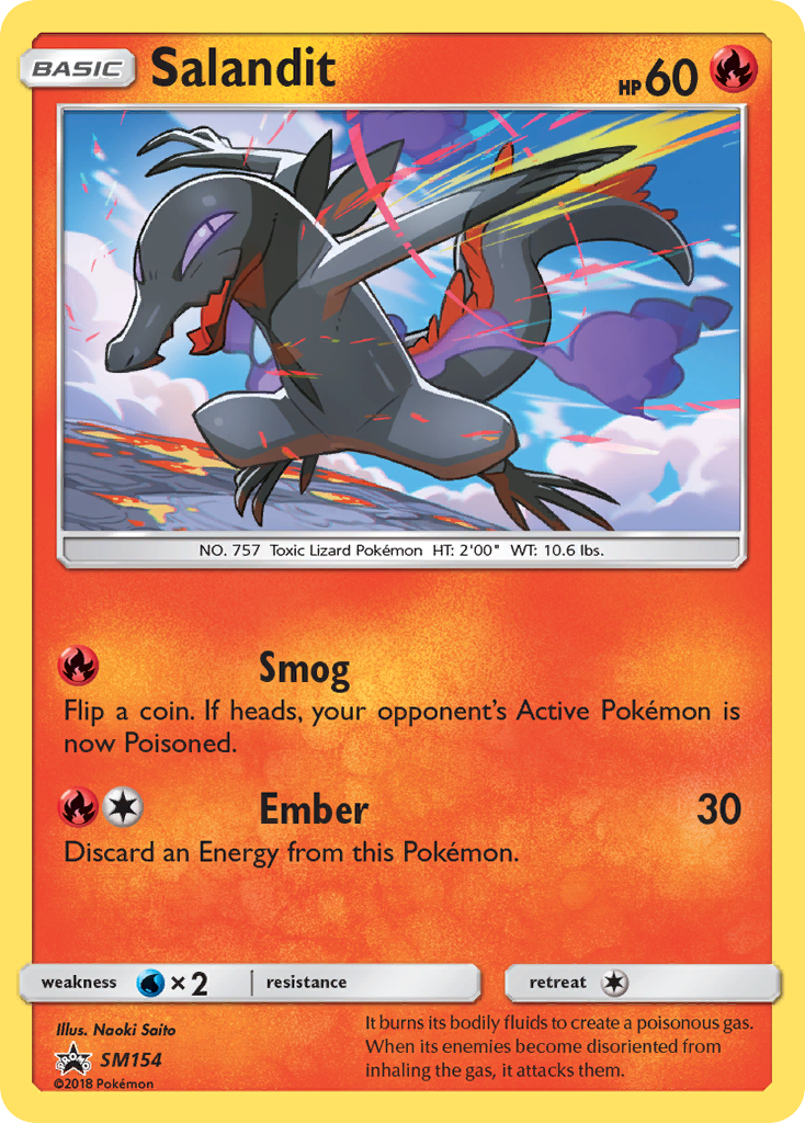 Salandit (SM154) [Sun & Moon: Black Star Promos] | Clutch Gaming