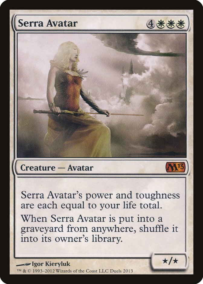 Serra Avatar (Duels of the Planeswalkers Promos) [Duels of the Planeswalkers Promos 2012] | Clutch Gaming