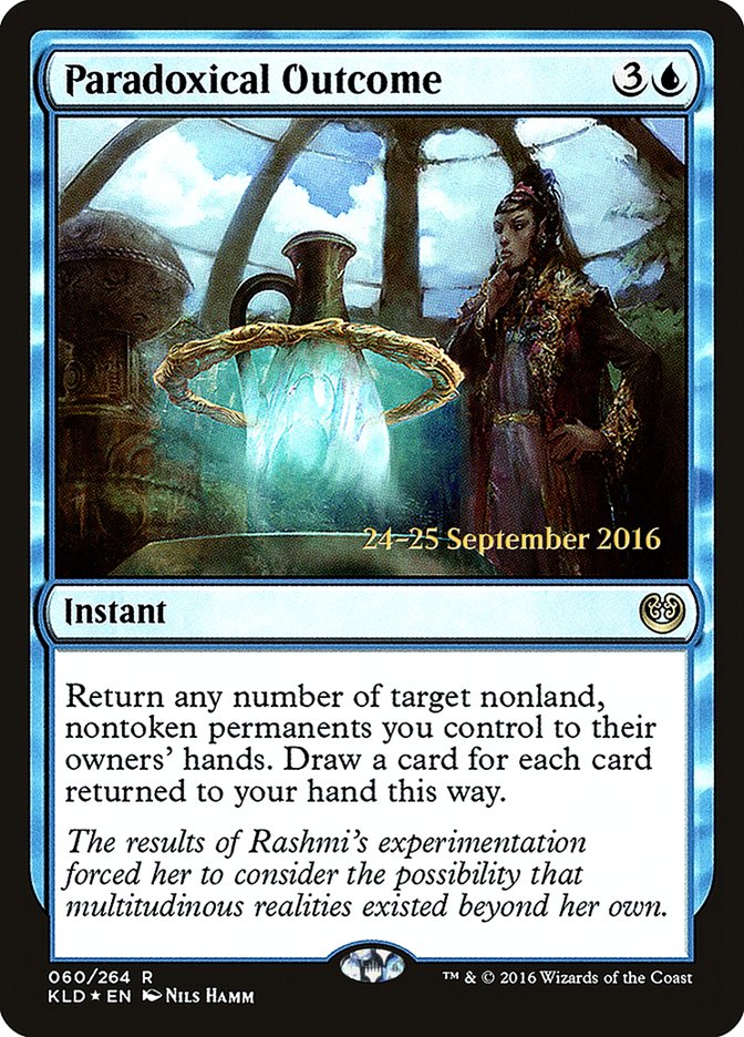 Paradoxical Outcome [Kaladesh Prerelease Promos] | Clutch Gaming